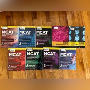 The princeton review MCAT books